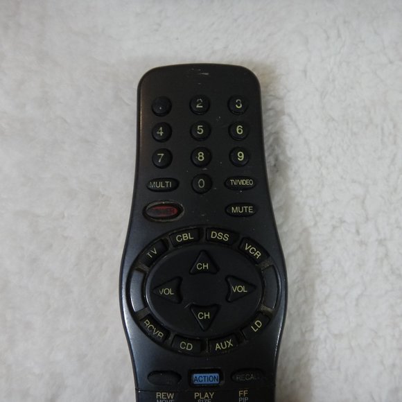 PANASONIC TV, CBL, DSS, VCR, RCVR, CD, AUX, LD REMOTE CONTROL - Picture 2 of 4